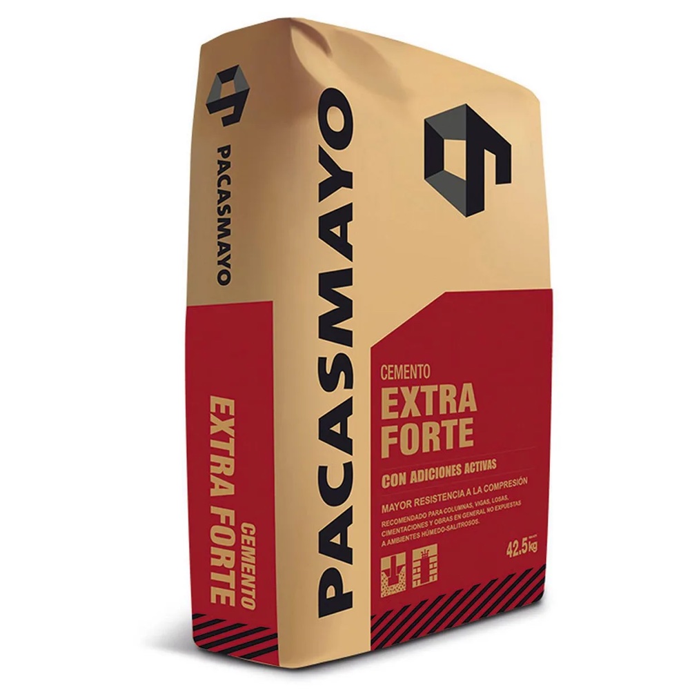 Bolsa de cemento Pacasmayo Extraforte Tipo I de 42.5 kilos
